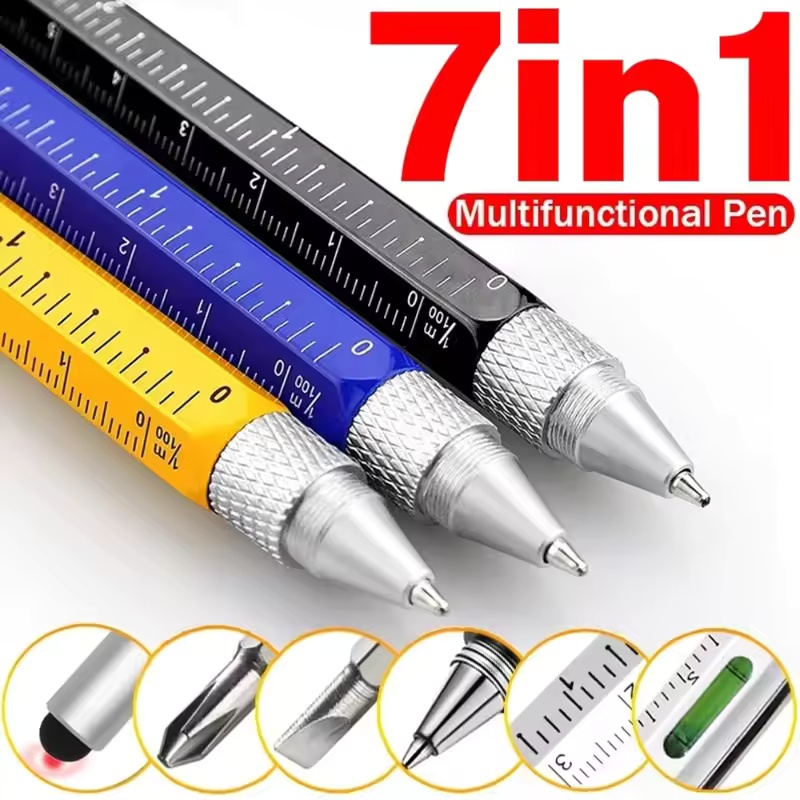 Writing Tools - Pena Multifungsi 7 in 1, Stylus
