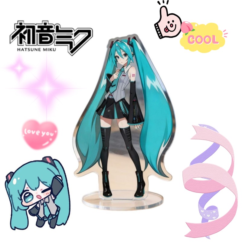 Desk Accessories - Hatsune Miku 10cm Standee Akrilik Karakter