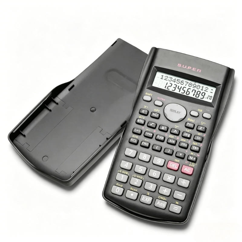 Scientific Calculator For Secondary School - Kalkulator Ilmiah Portabel 2 Baris 240