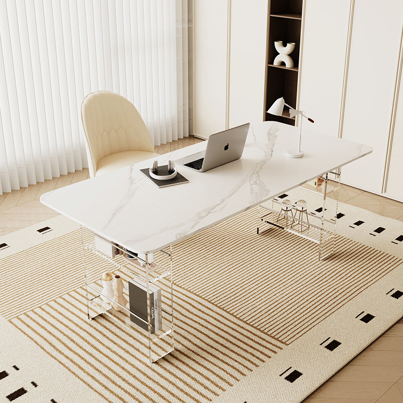 Office Furniture - Meja Kerja Batu Sintered Kelas Atas