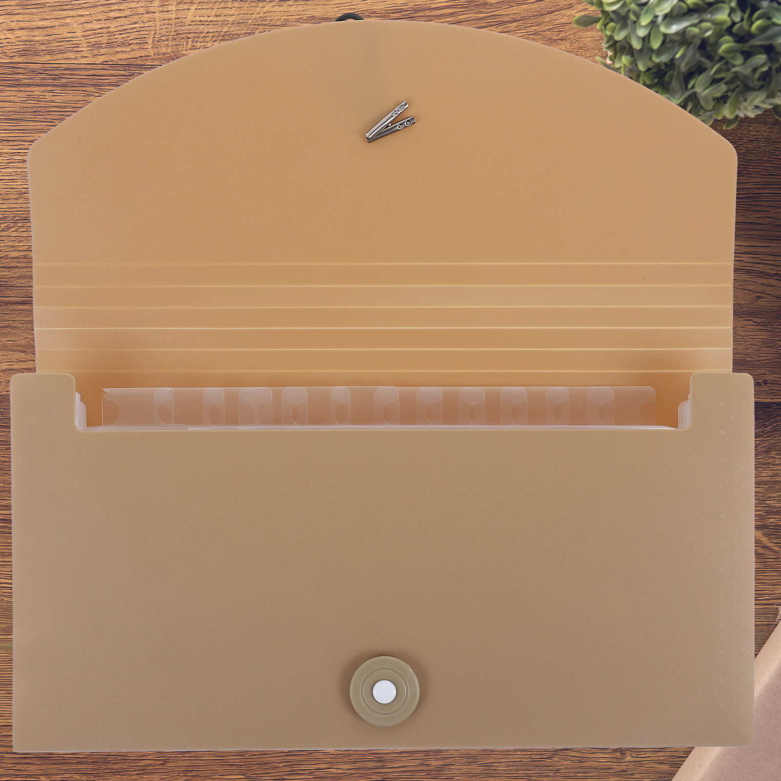 Expandable Accordion File Folder 13 Pockets - 13 Kantong, Folder Berkas yang Dapat