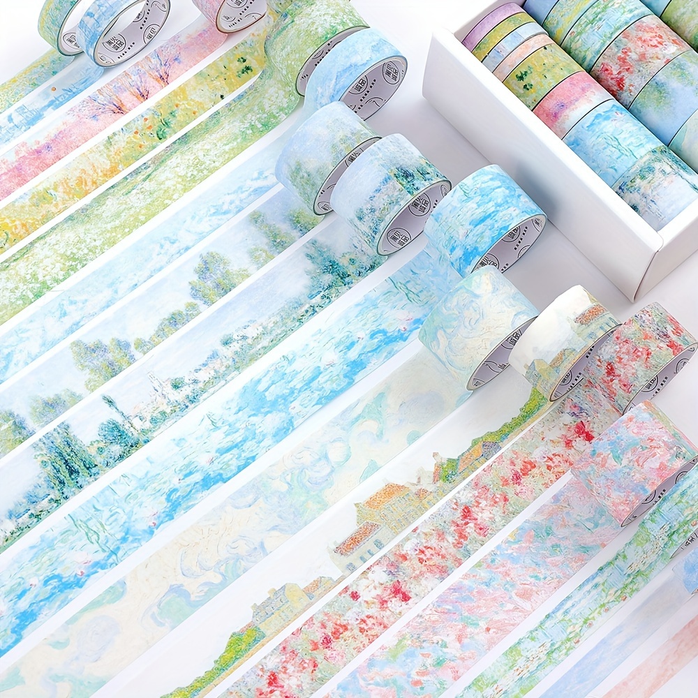 School Supplies - 20 Gulungan Set Selotip Washi Vintage