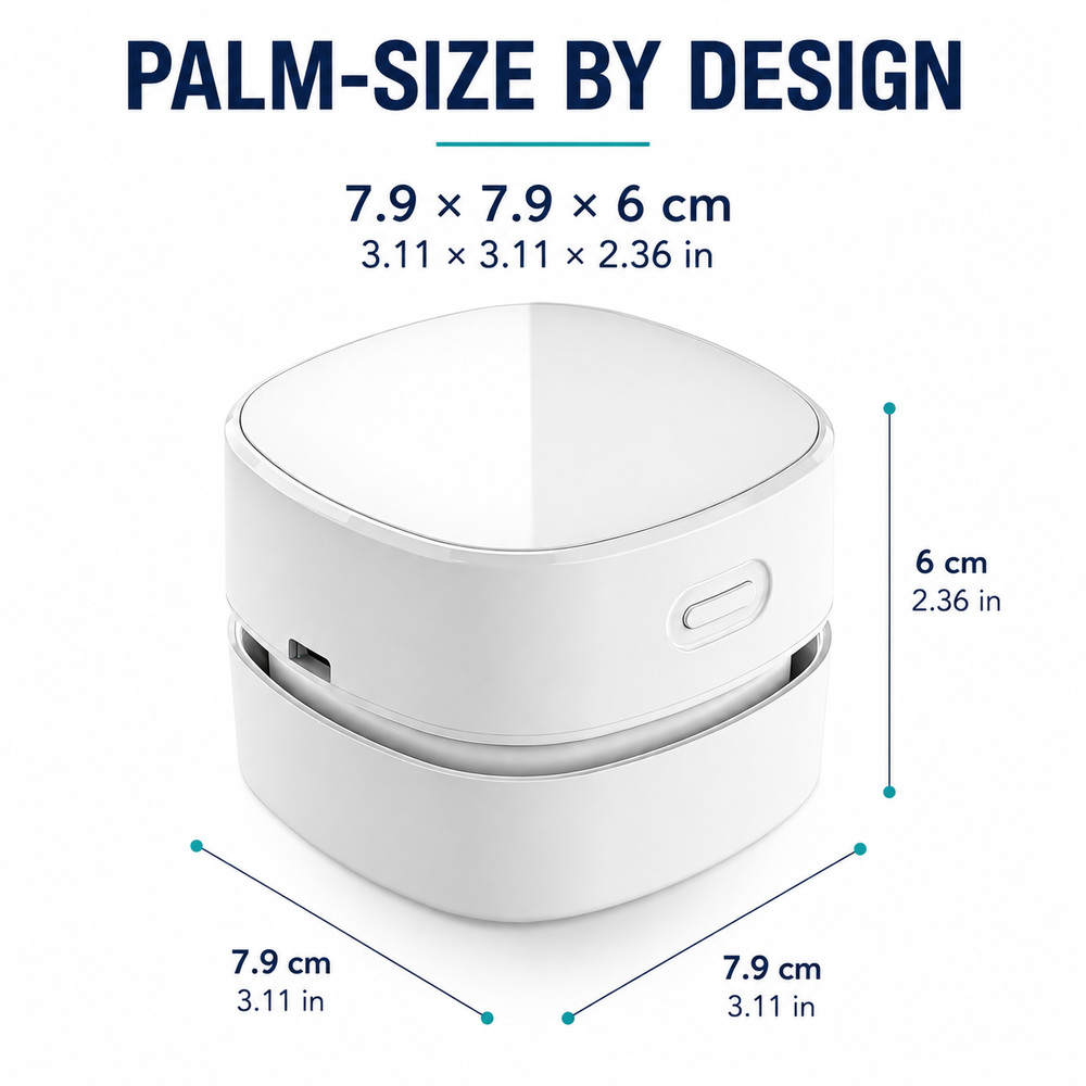 Penyedot Debu Mini Tanpa Kabel - Mini Desktop Vacuum Cleaner For Eraser Dust ulasan dan harga