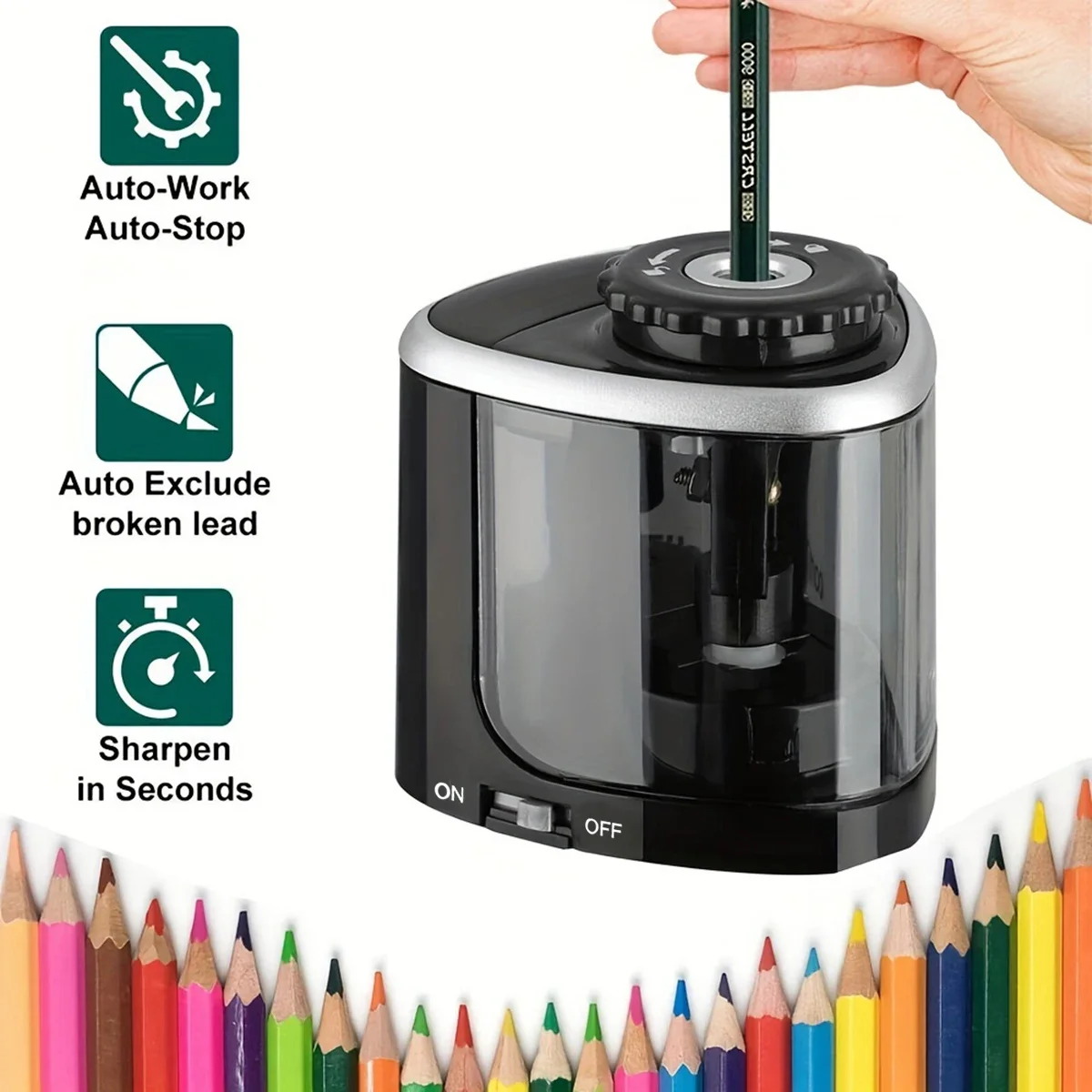 Rakitan Pengasah Pensil Elektr - Electric Pencil Sharpener Usb ulasan dan harga