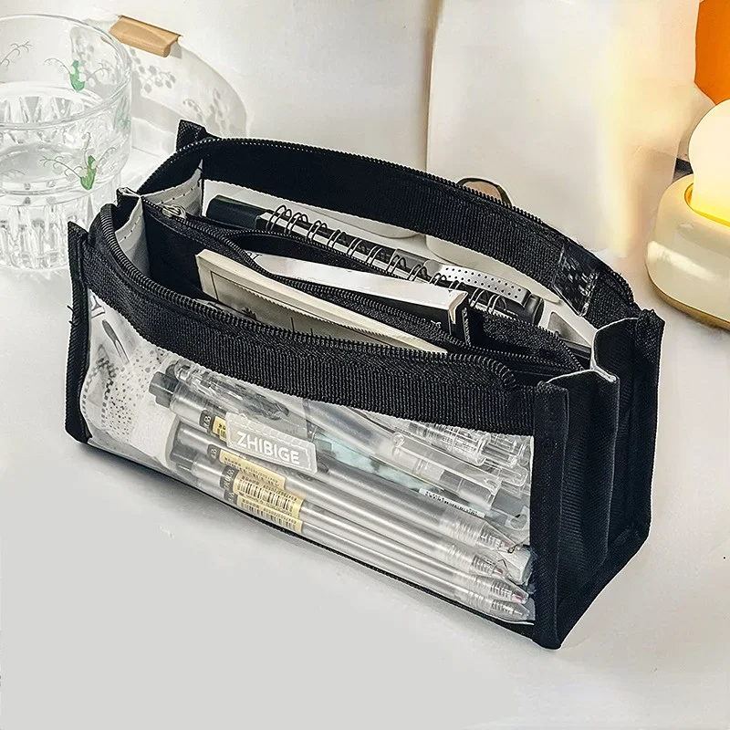 Tas pensil 6 lapis kapasitas b - Aesthetic Large Pencil Case Pouch ulasan dan harga