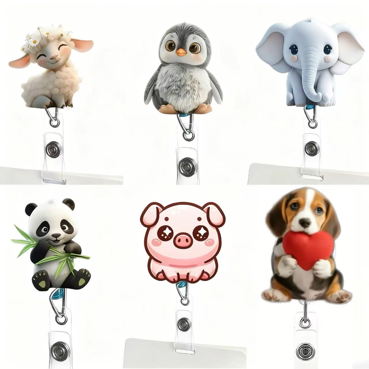 1 Buah Reel Badge Retractable  - School Supplies ulasan dan harga