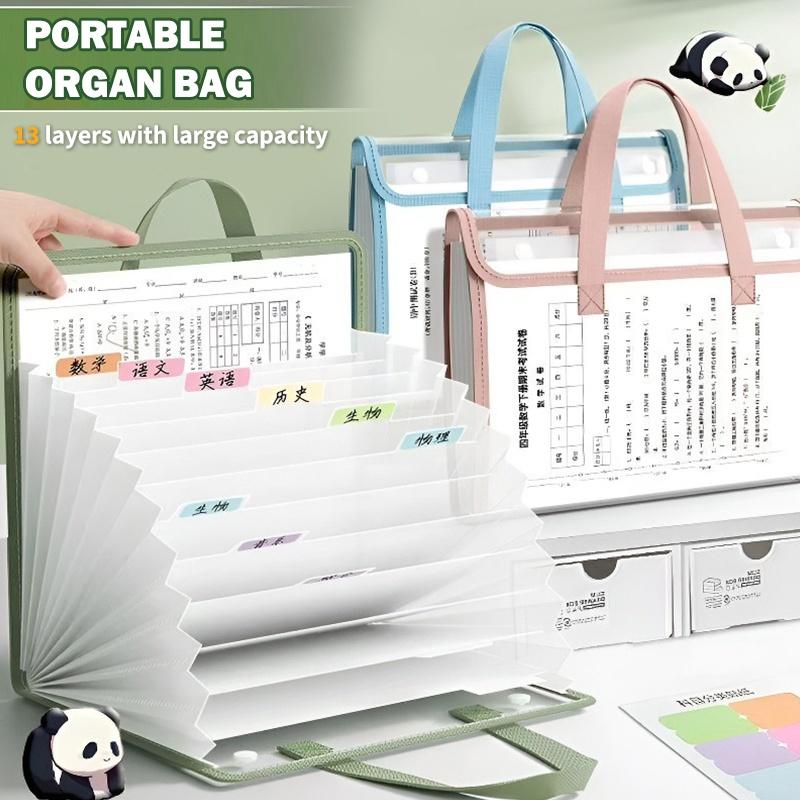 Organizer File Akordeon Portab - Expandable Accordion File Folder 13 Pockets ulasan dan harga