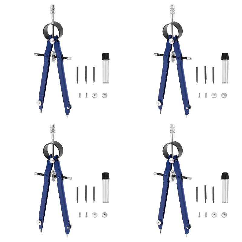 4pak X((Kompas Profesional, Se - Math Geometry Set With Compass ulasan dan harga