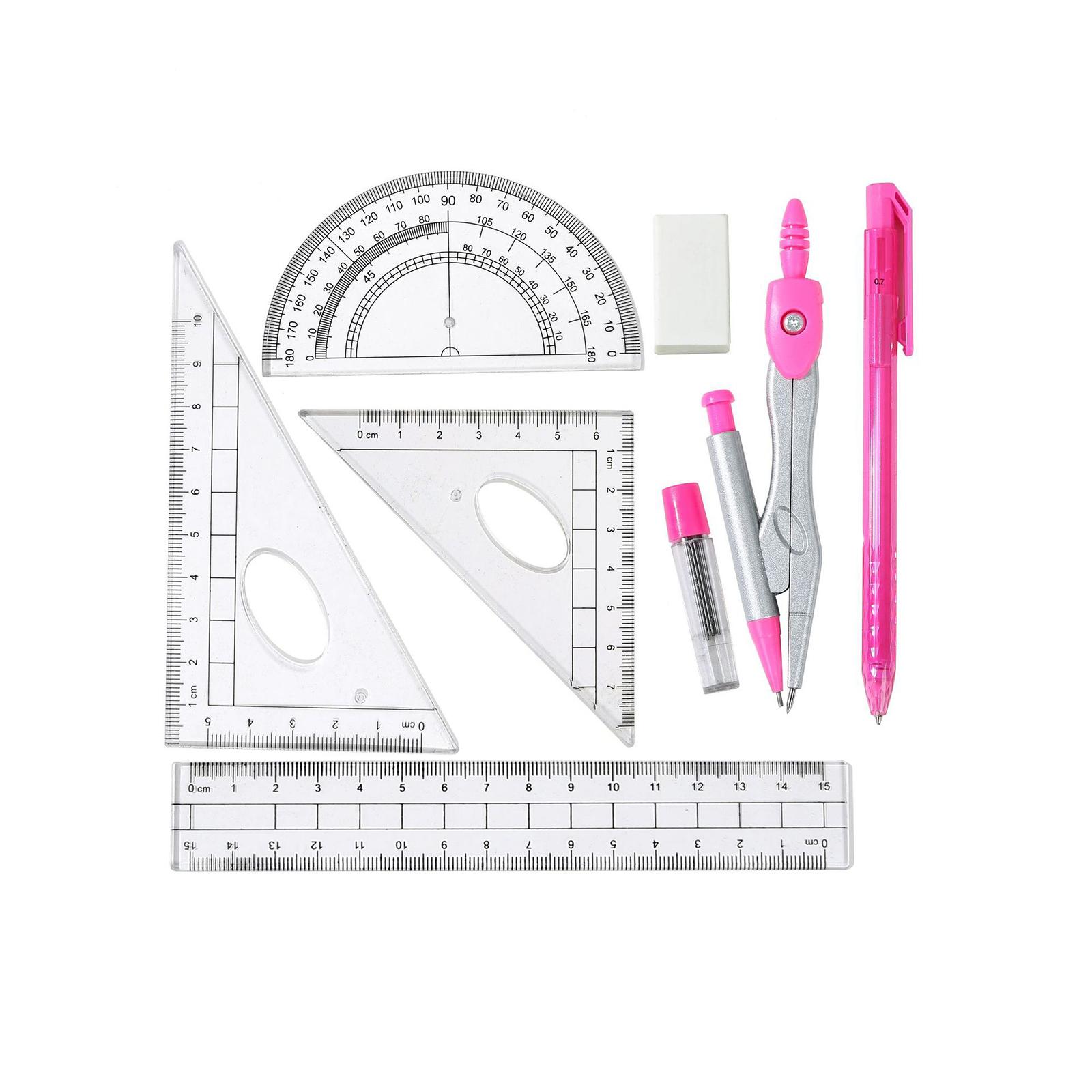 Peralatan Geometri Matematika  - Math Geometry Set With Compass ulasan dan harga