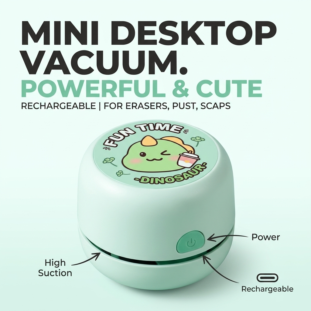 Penyedot Debu Meja Mini Isi Ul - Mini Desktop Vacuum Cleaner For Eraser Dust ulasan dan harga
