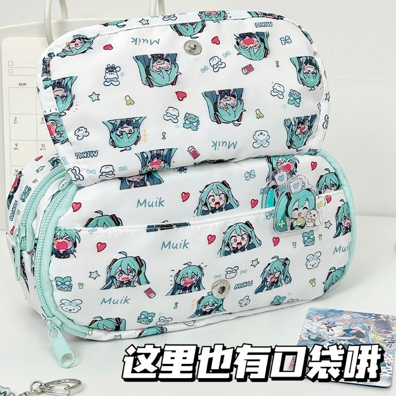 Tas Pensil Hatsune Miku, Desai - Aesthetic Large Pencil Case Pouch ulasan dan harga